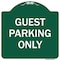 Signmission Guest Parking Only Heavy-Gauge Aluminum Architectural Sign, 18" x 18", GW-1818-9972 A-DES-GW-1818-9972 - alternate 1